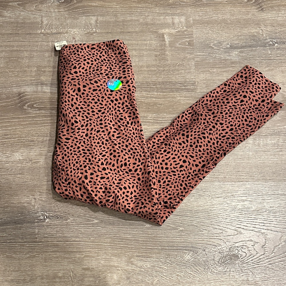 PINK Victoria's Secret Kids Leggings - Black and Brown Pattern